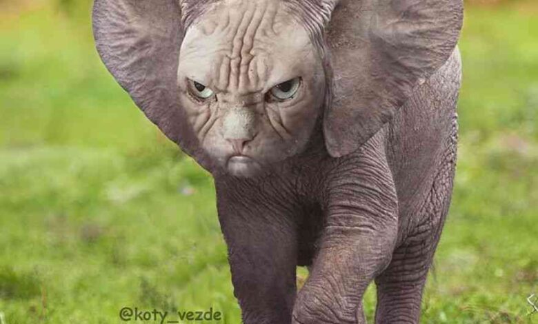 Semua Wajah Hewan Bertransformasi Jadi Kucing? Aduh Apa Jadinya..